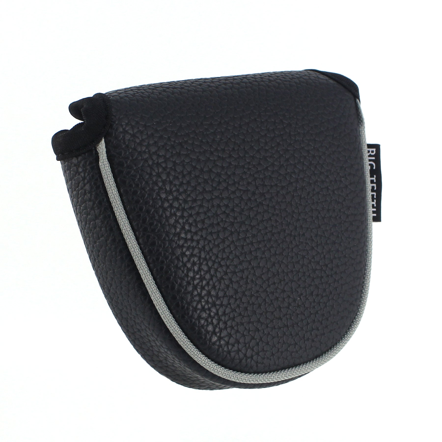 Black Large Litchi Pattern Mallet Putter Head Cover