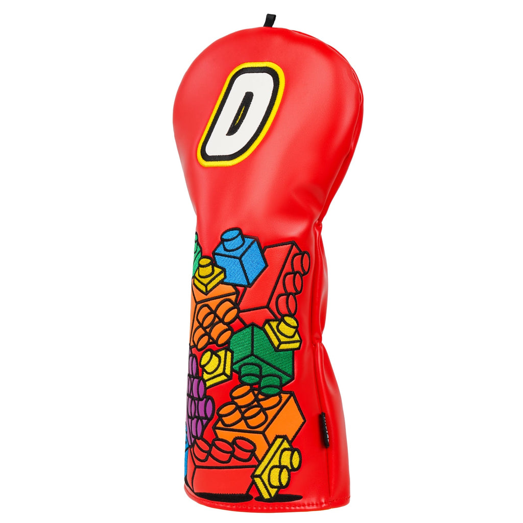 Red Lego Driver Golf Headcover