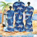 Blue Shark Driver Golf Head Cover Set