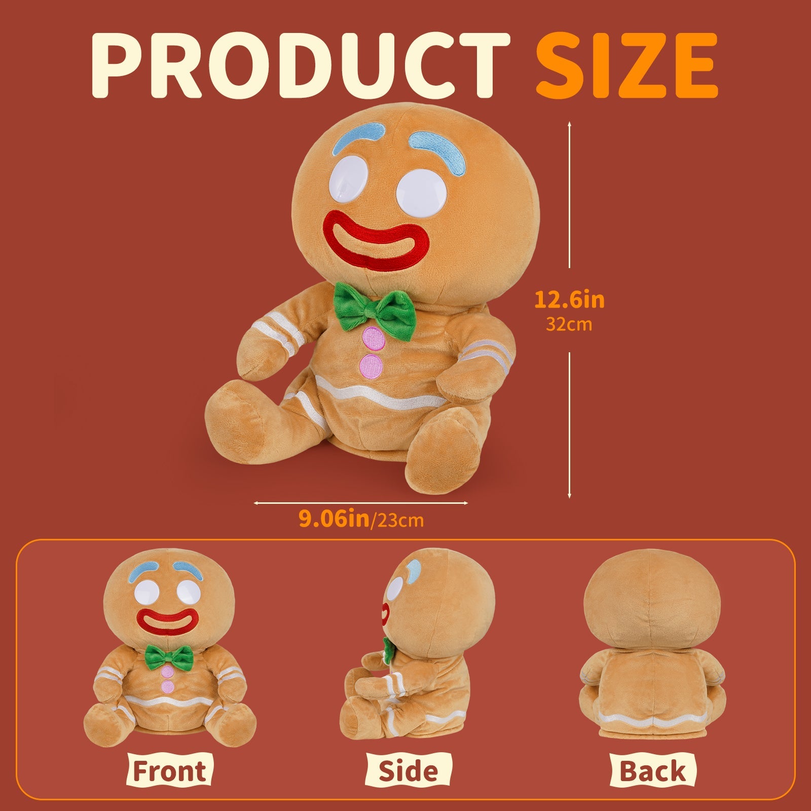 Gingerbread Man Plush Animal Golf Headcover