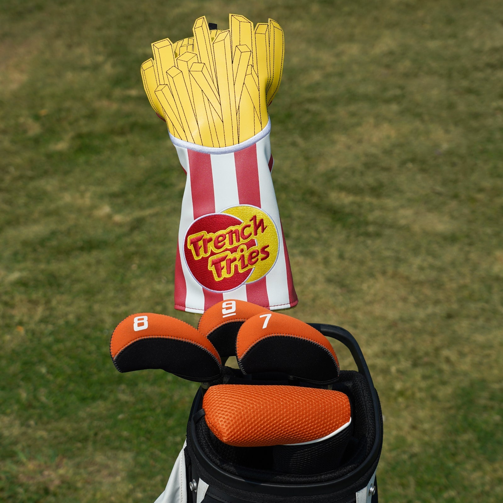 French Fries Printing Embroidery Driver Head Cover