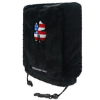 Black USA Style Lucky Clover Stuffed Iron Bag
