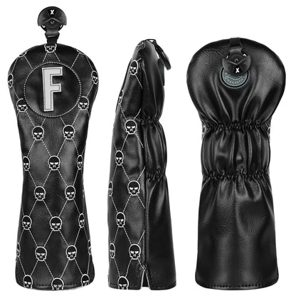 Black Skull Driver Head Cover Set
