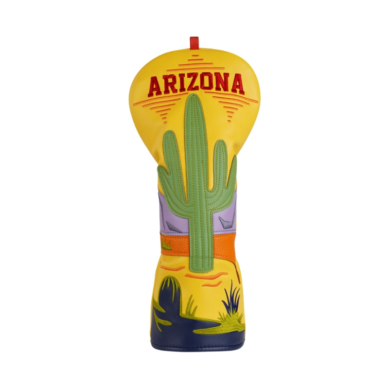 Arizona Saguaro Sunset Driver Cover