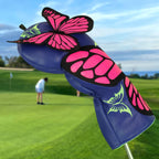 Blue Butterfly Driver Golf Headcover
