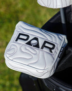 White Map Pattern PAR Patch Golf Headcover Set