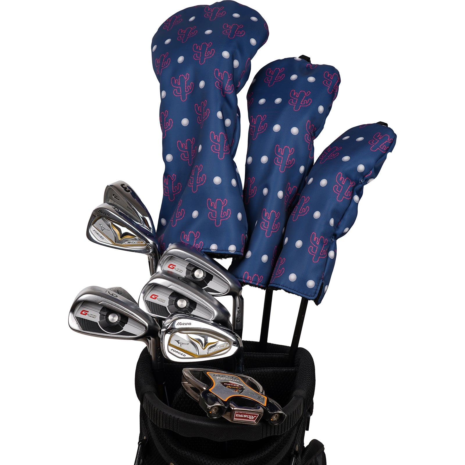 Cactus Printing Golf Head Cover Set