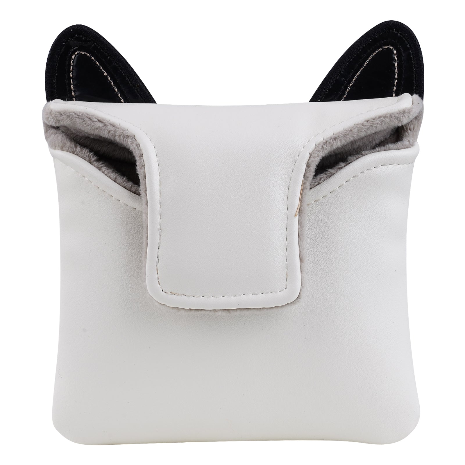 White French Bulldog Square Putter Head Cover