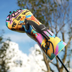 White Graffiti Unicorn Driver Head Cover