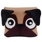 Brown Pug Square Putter Head Cover