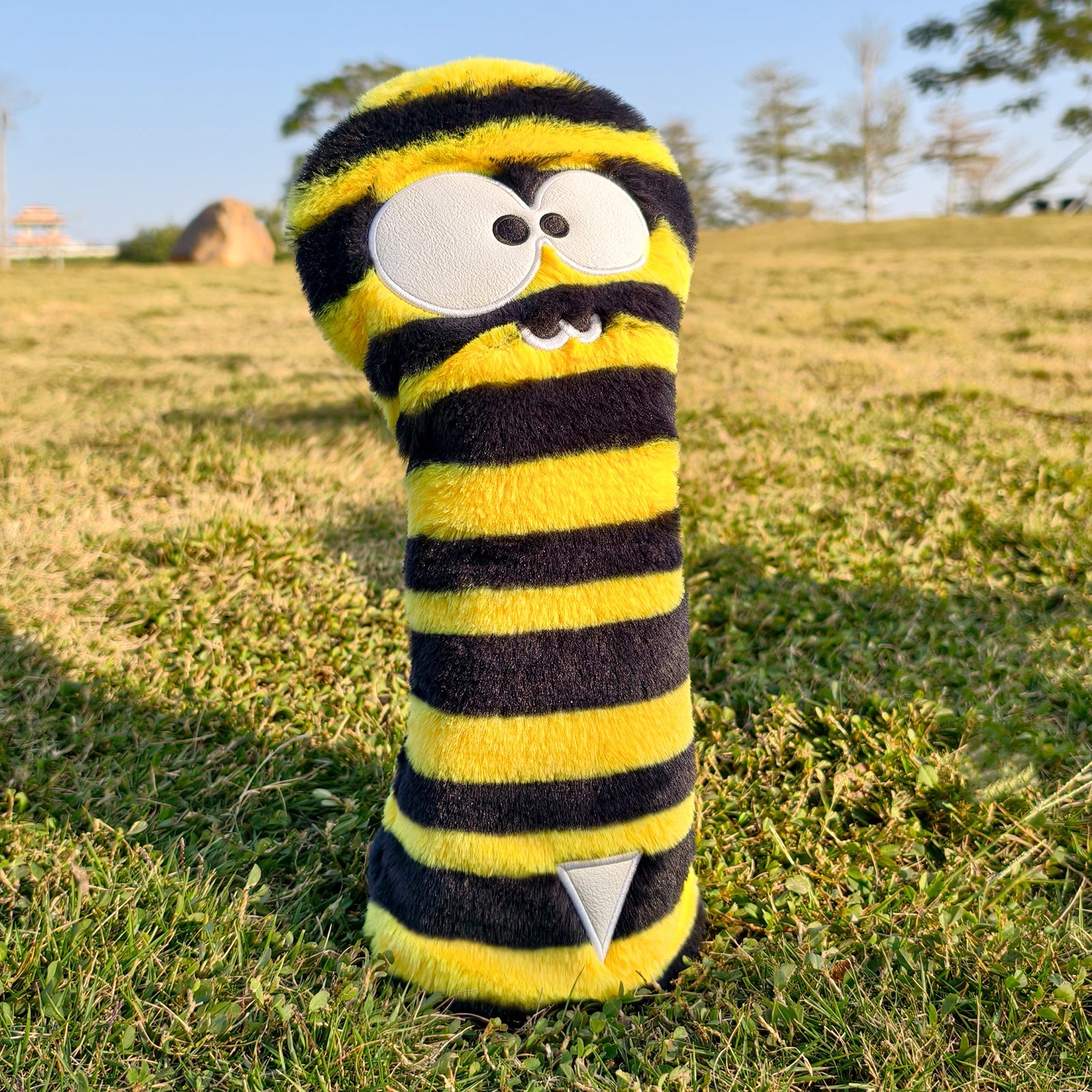 Yellow Stripes Bee Driver Head Cover