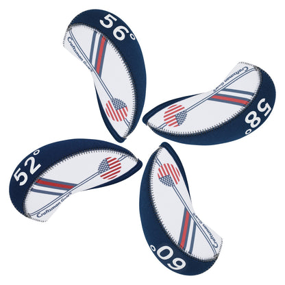 US Flag Neoprene Iron Golf Club Head Cover