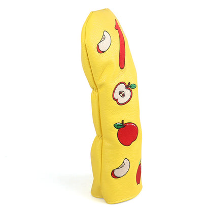 Yellow Apple Driver Head Cover