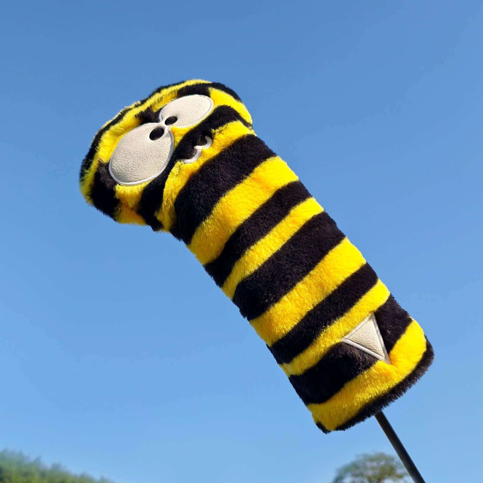 Yellow Stripes Bee Driver Head Cover