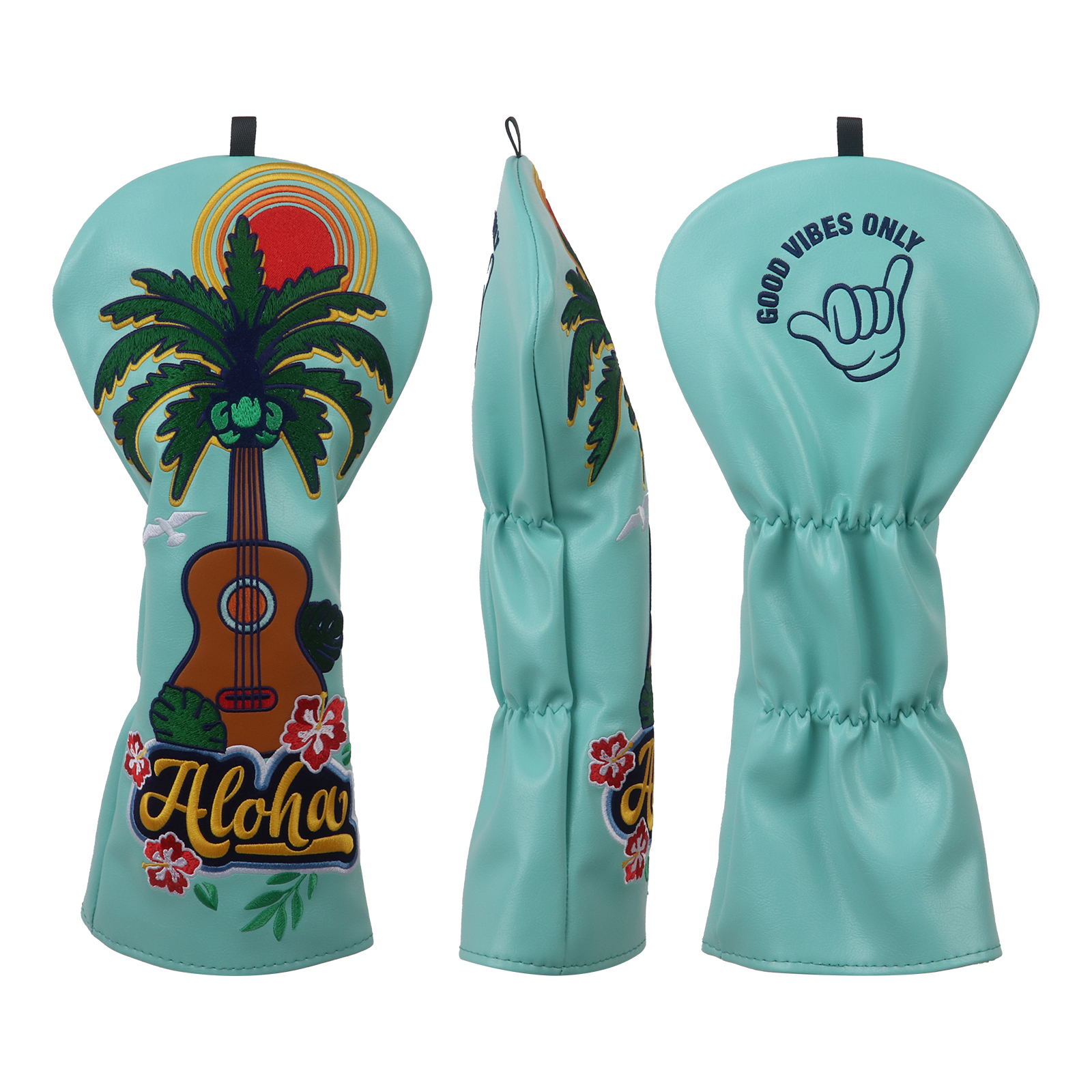 Hawaiian Guitar Driver Head Cover
