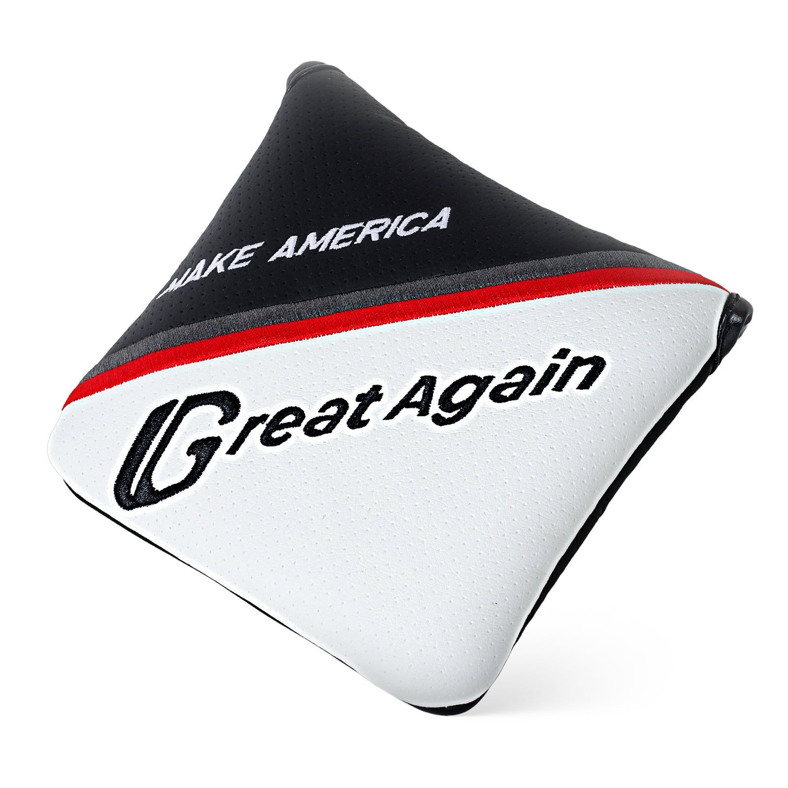 White& Black Square Putter Head Cover