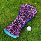 Leopard-print Lady with Sunglasses Driver Golf Headcover