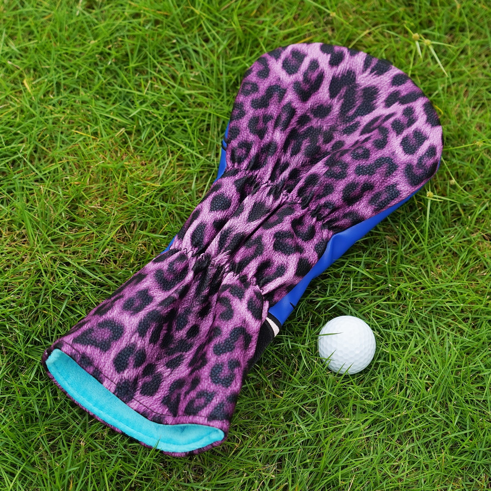 Leopard-print Lady with Sunglasses Driver Golf Headcover