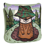 Green Diglett Wood Putter Head Cover Set