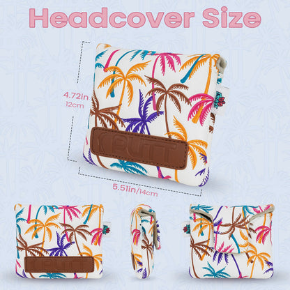 Coconut Tree Mallet Golf Putter Cover