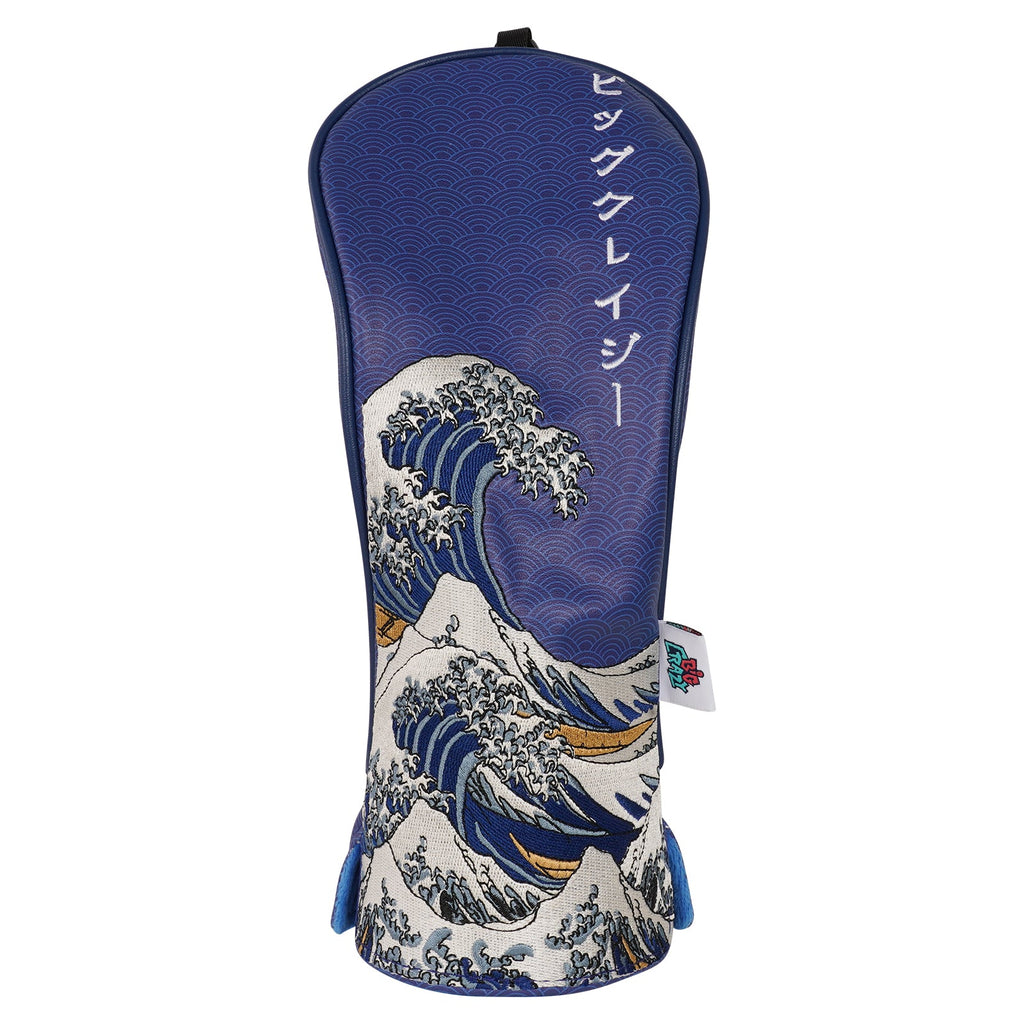 Blue Daywind Waves Driver Golf Head Cover Set