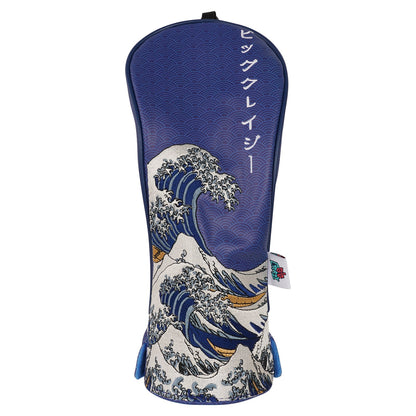 Blue Daywind Waves Driver Golf Head Cover Set