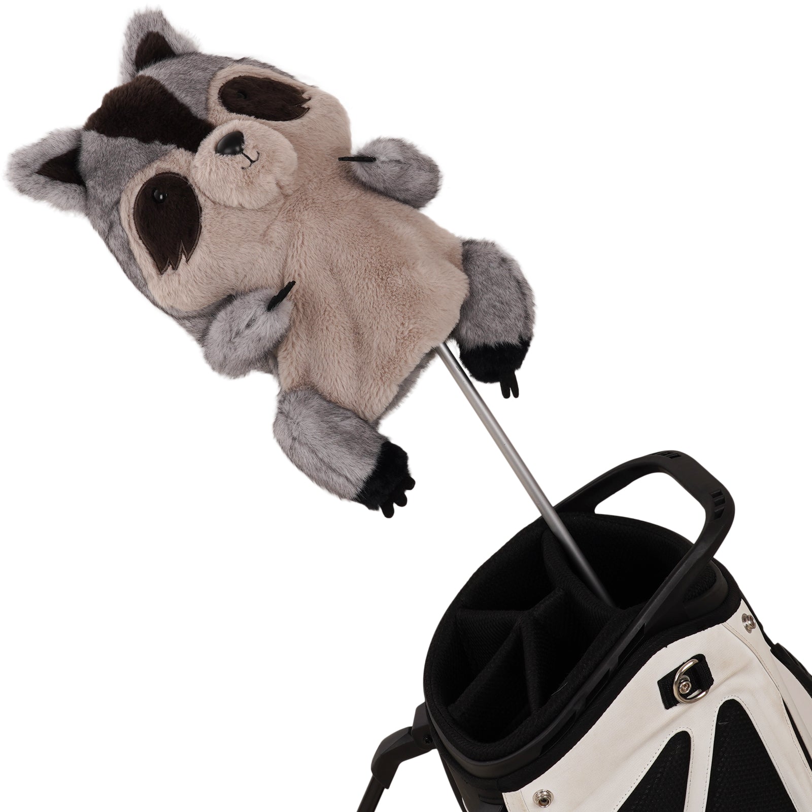 Plush Raccoon Driver Animal Head Cover