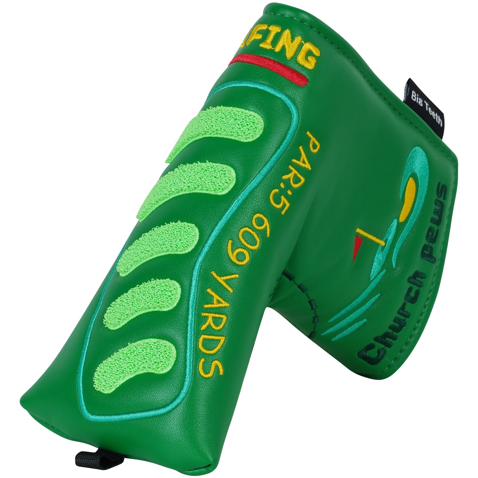 Green Church Bench Golf Headcover Set