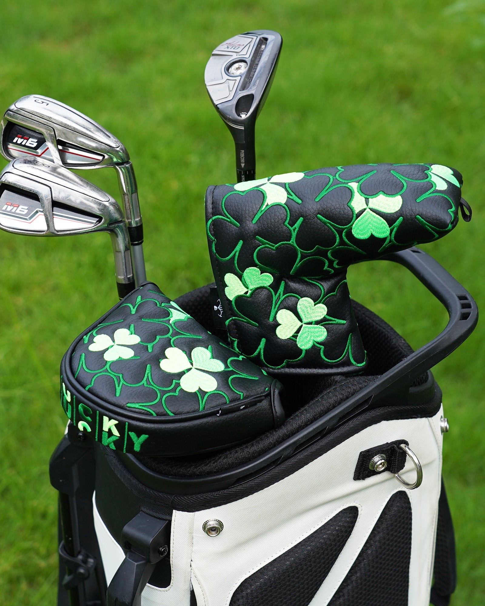 Green Leaf DF3 Mallet Putter Golf Head Cover