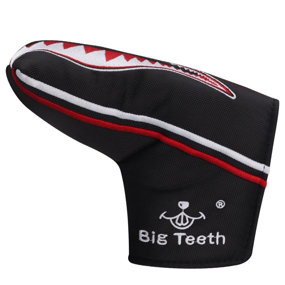 Black Oxford Shark Magnet Blade Putter Cover