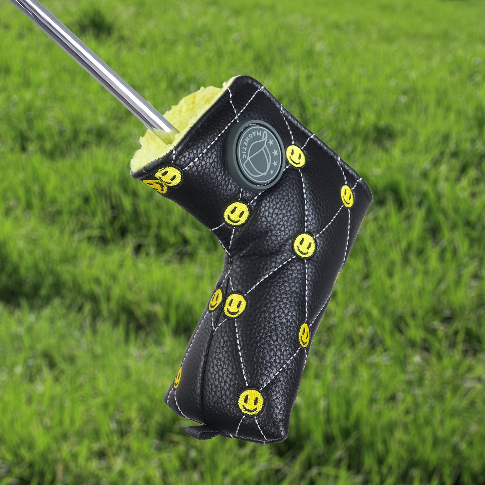 Smile Face Blade Putter Head Cover