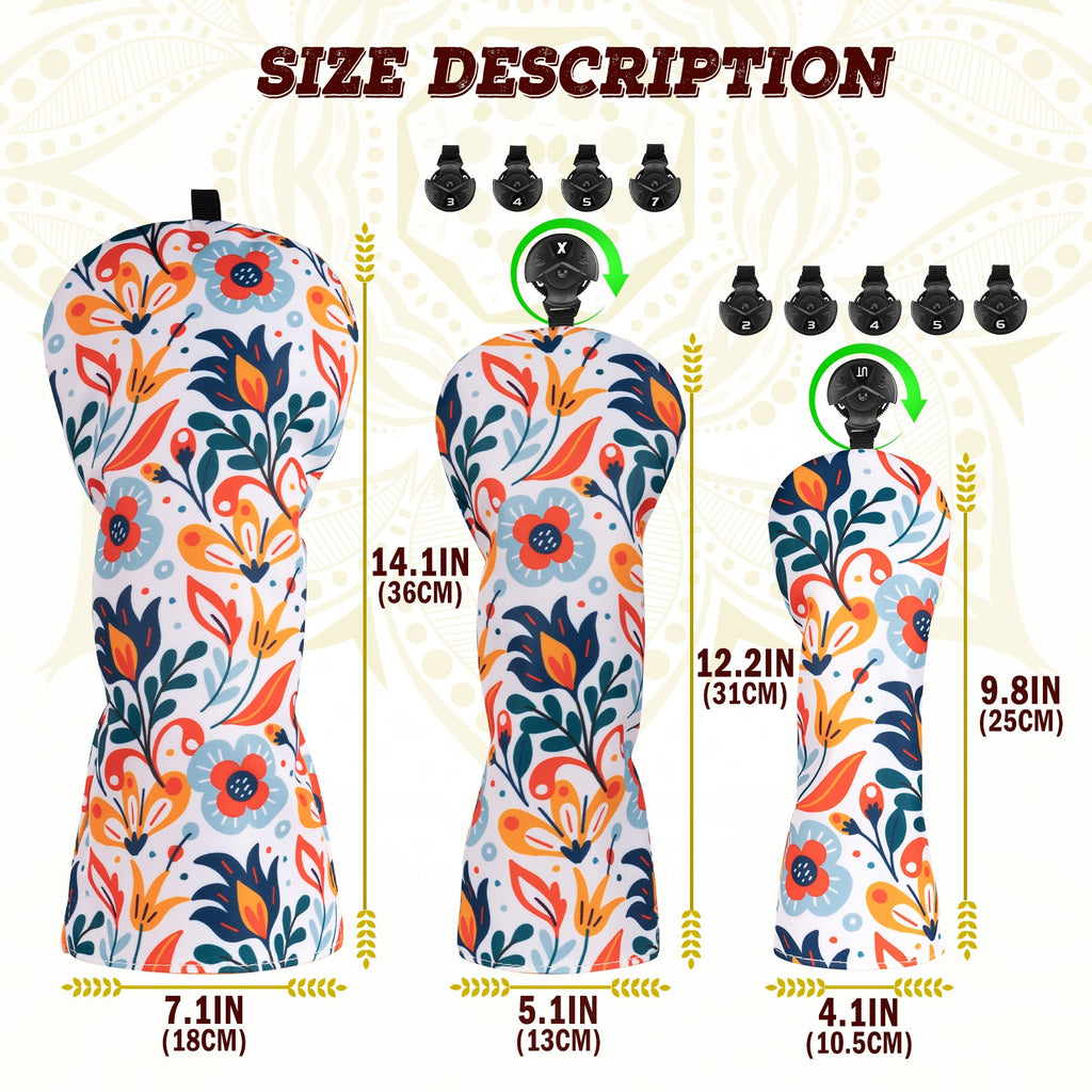 Flowers Golf Wood Headcovers