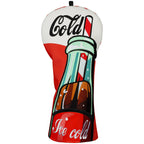 Red Coke Golf Headcover Set