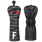 Mummy  Black Golf Head Cover Set