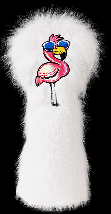 White Flamingo Driver Head Cover