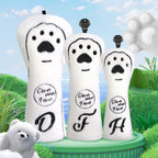 Long Plush Bear Paw Wood Head Cover Set