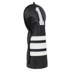 Black and White Stripes Golf Headcover Set