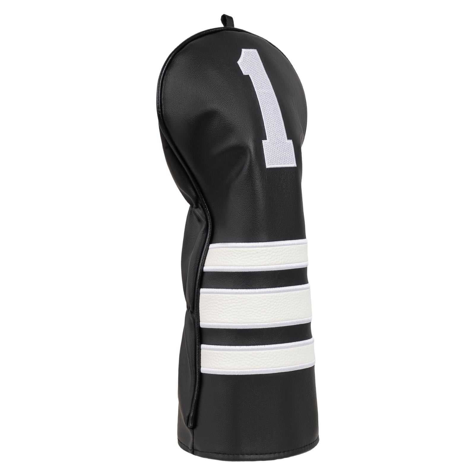 Black and White Stripes Golf Headcover Set