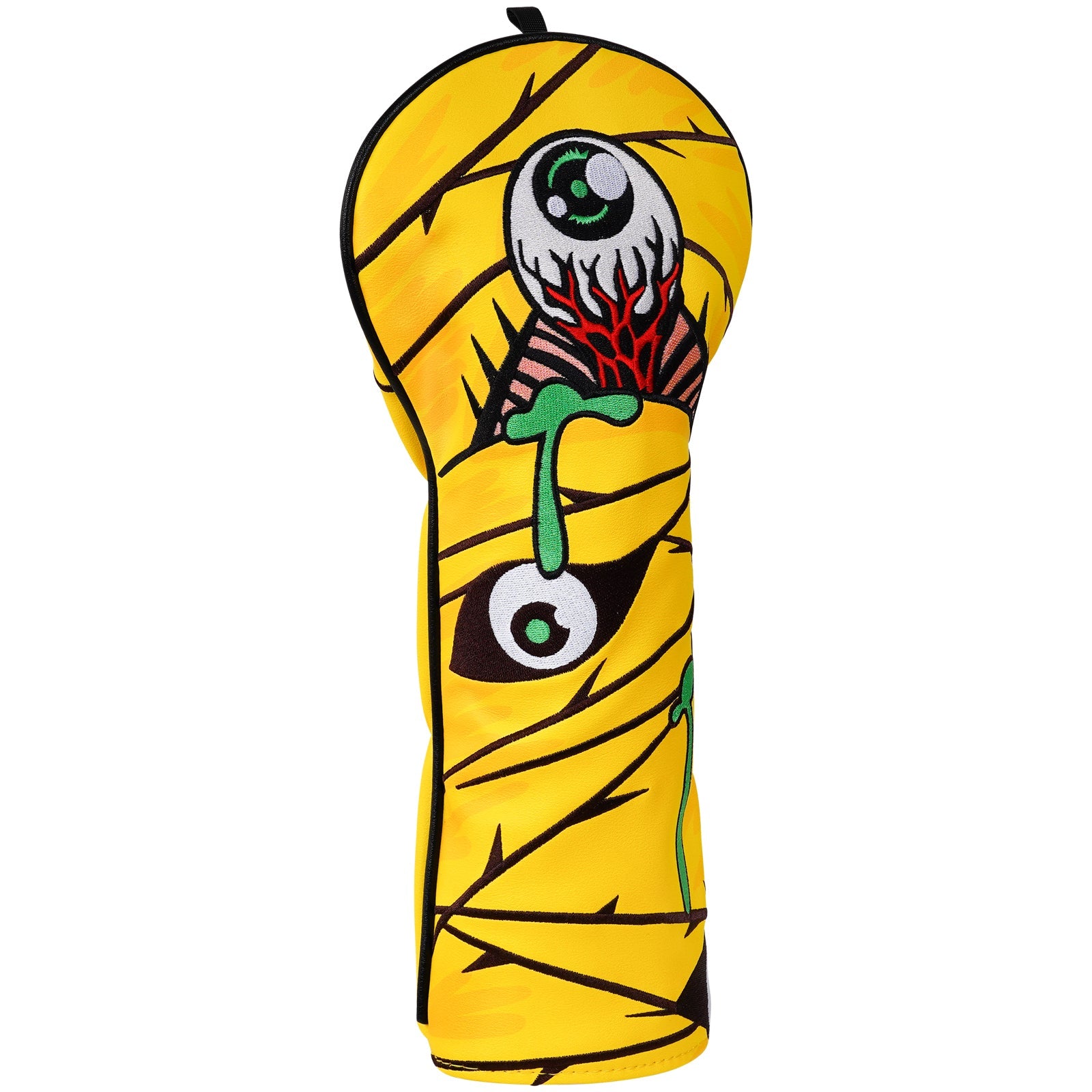 Yellow Eyeses Embroidered Driver Head Cover