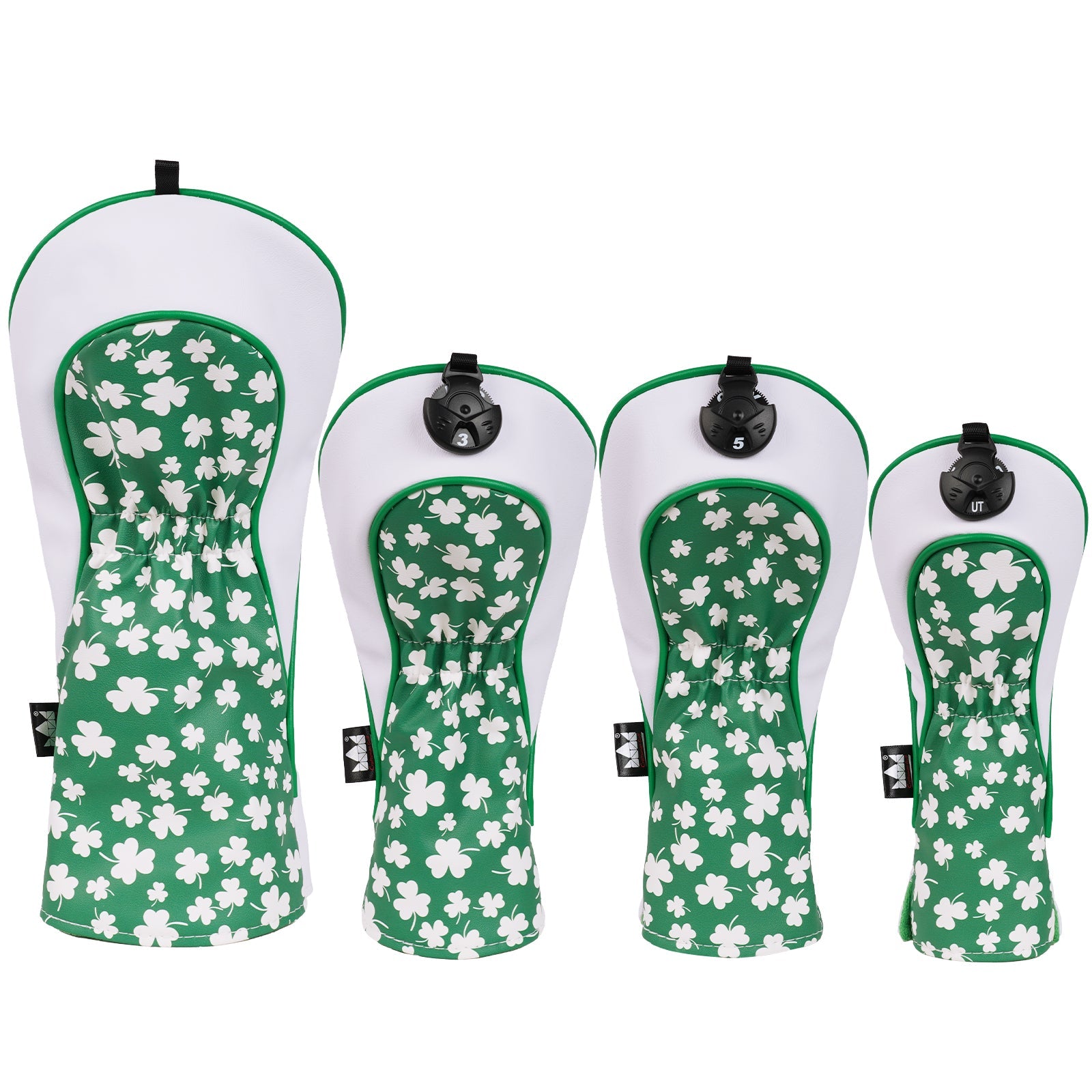 Green Summer Numbers Golf Headcover Set