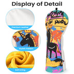 White Graffiti Unicorn Driver Head Cover