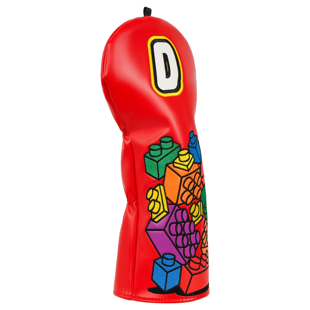 Red Lego Driver Golf Headcover