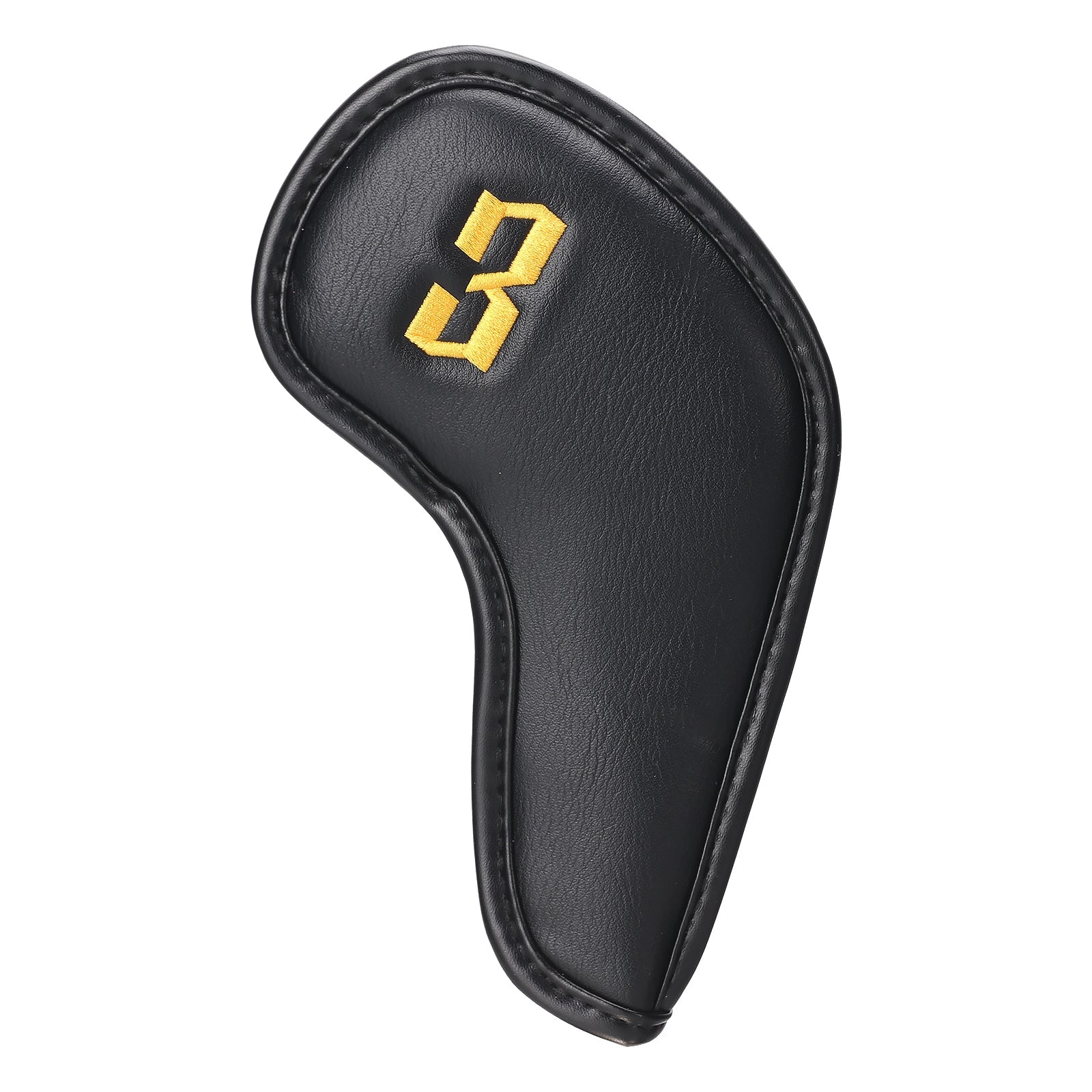 Black Embroidery Iron Headcover Set 11pcs