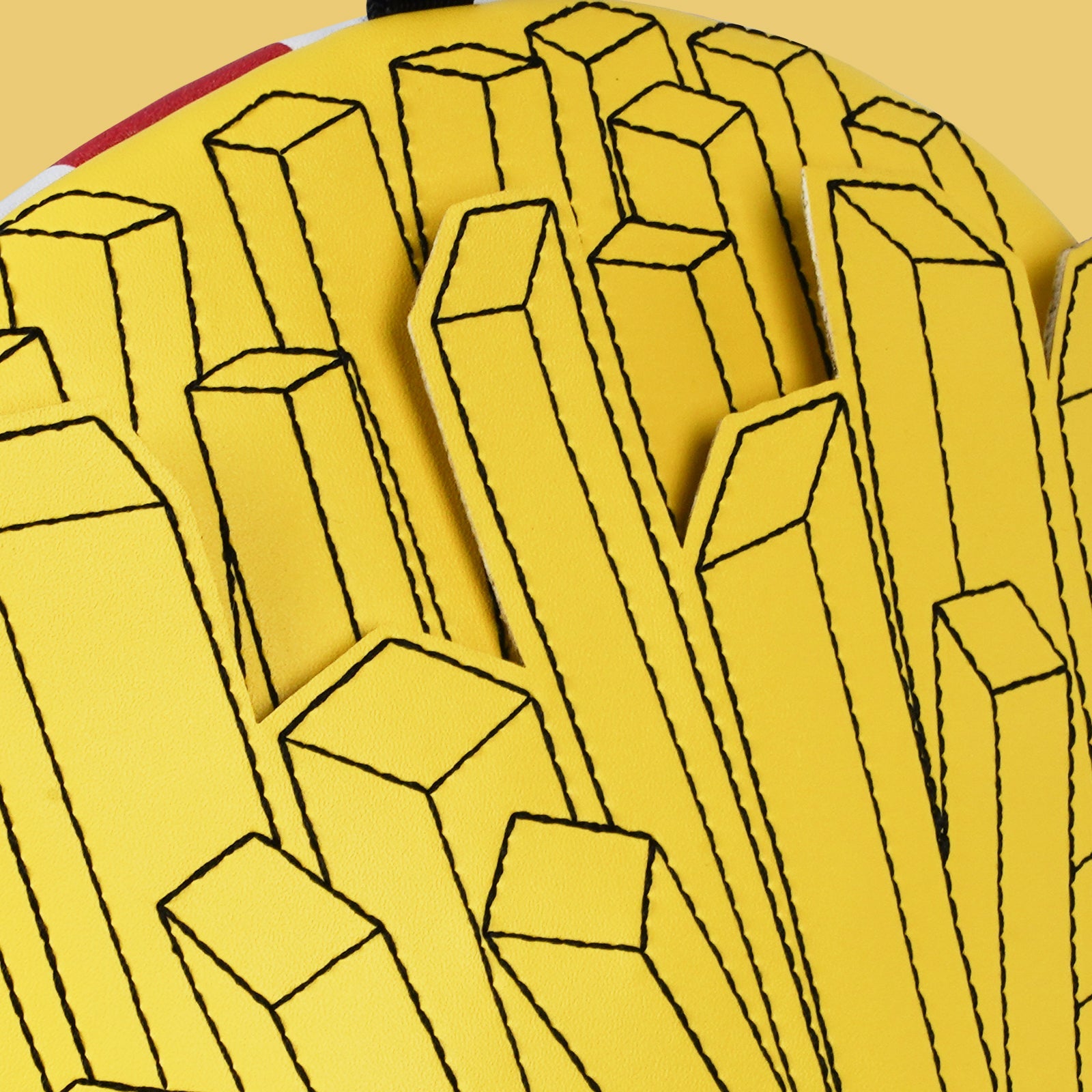 French Fries Printing Embroidery Driver Head Cover