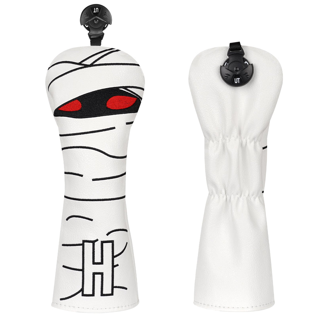 Mummy White Golf Head Cover Set