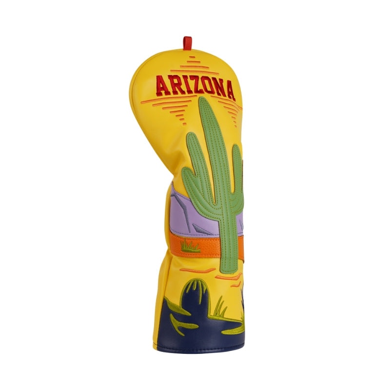 Arizona Saguaro Sunset Driver Cover