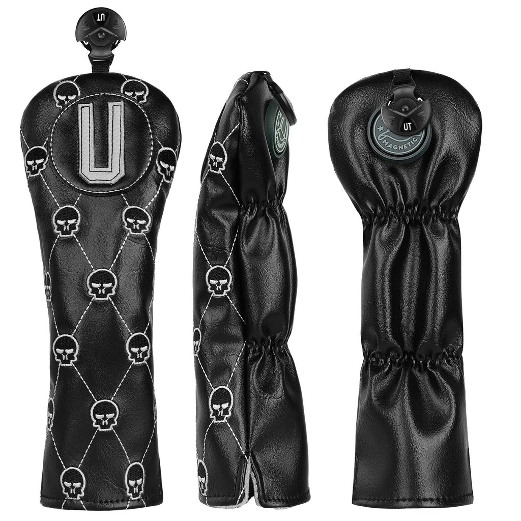 Black Skull Driver Head Cover Set