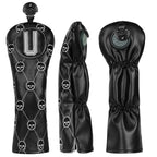 Black Skull Driver Head Cover Set