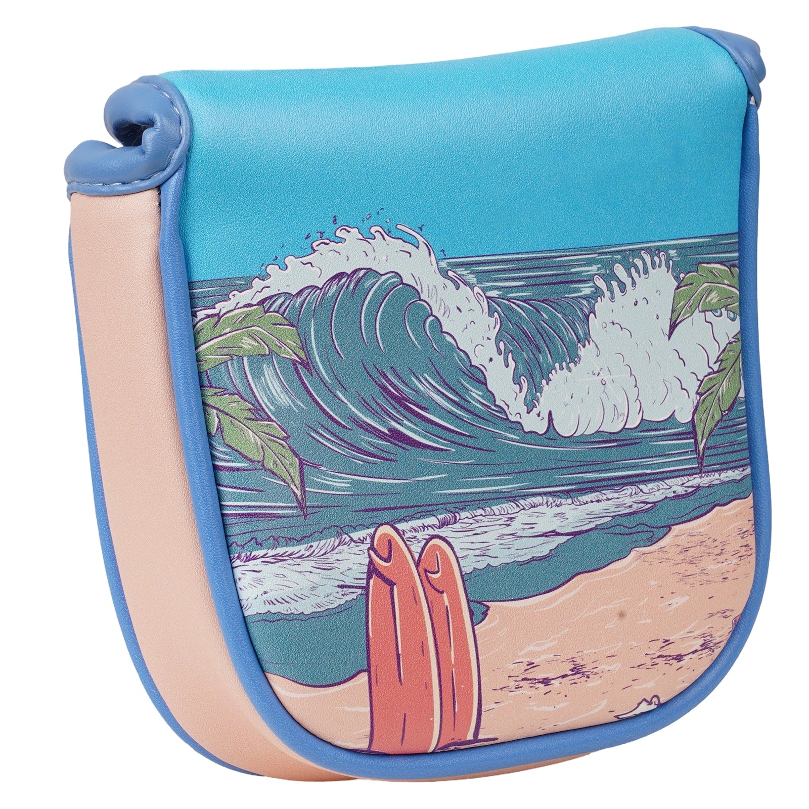 Wave Magnet Square Putter Head Cover