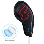 Custom Colorful No. Magnetic Leather Iron Covers